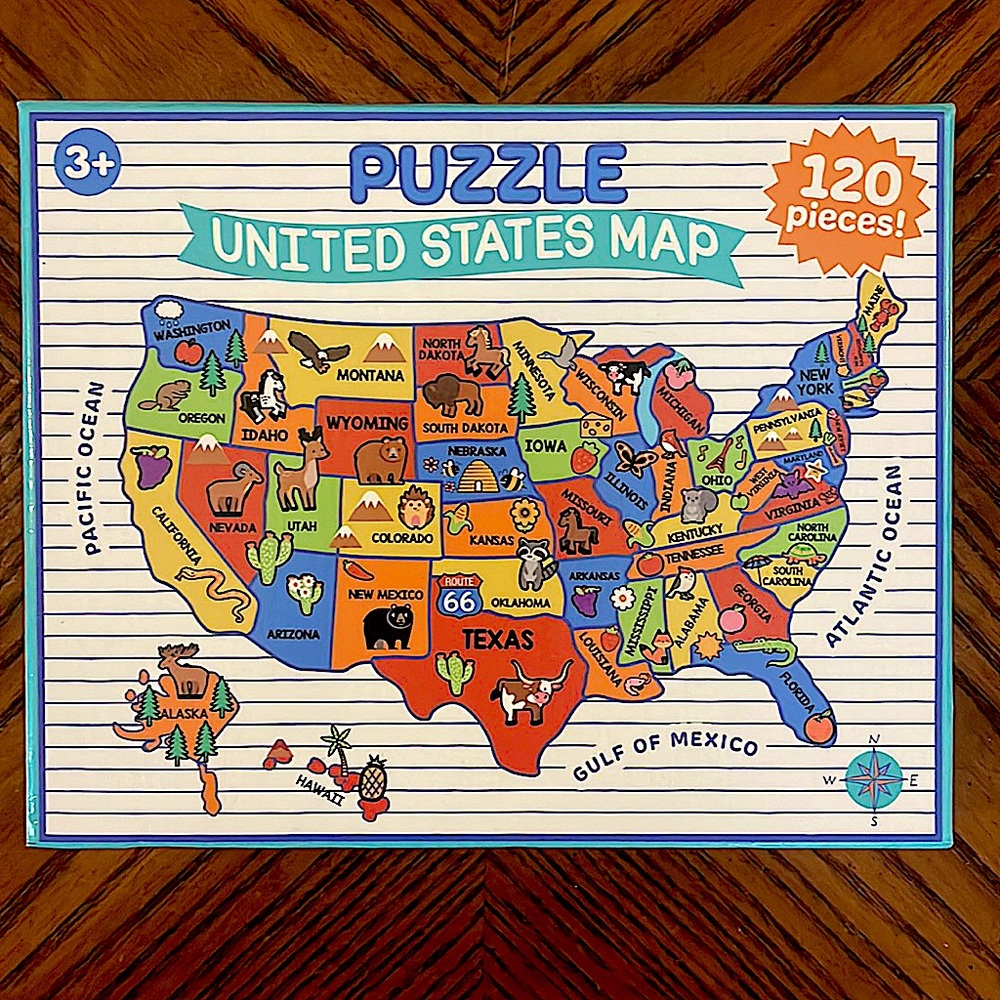 US Map Puzzle - NIB